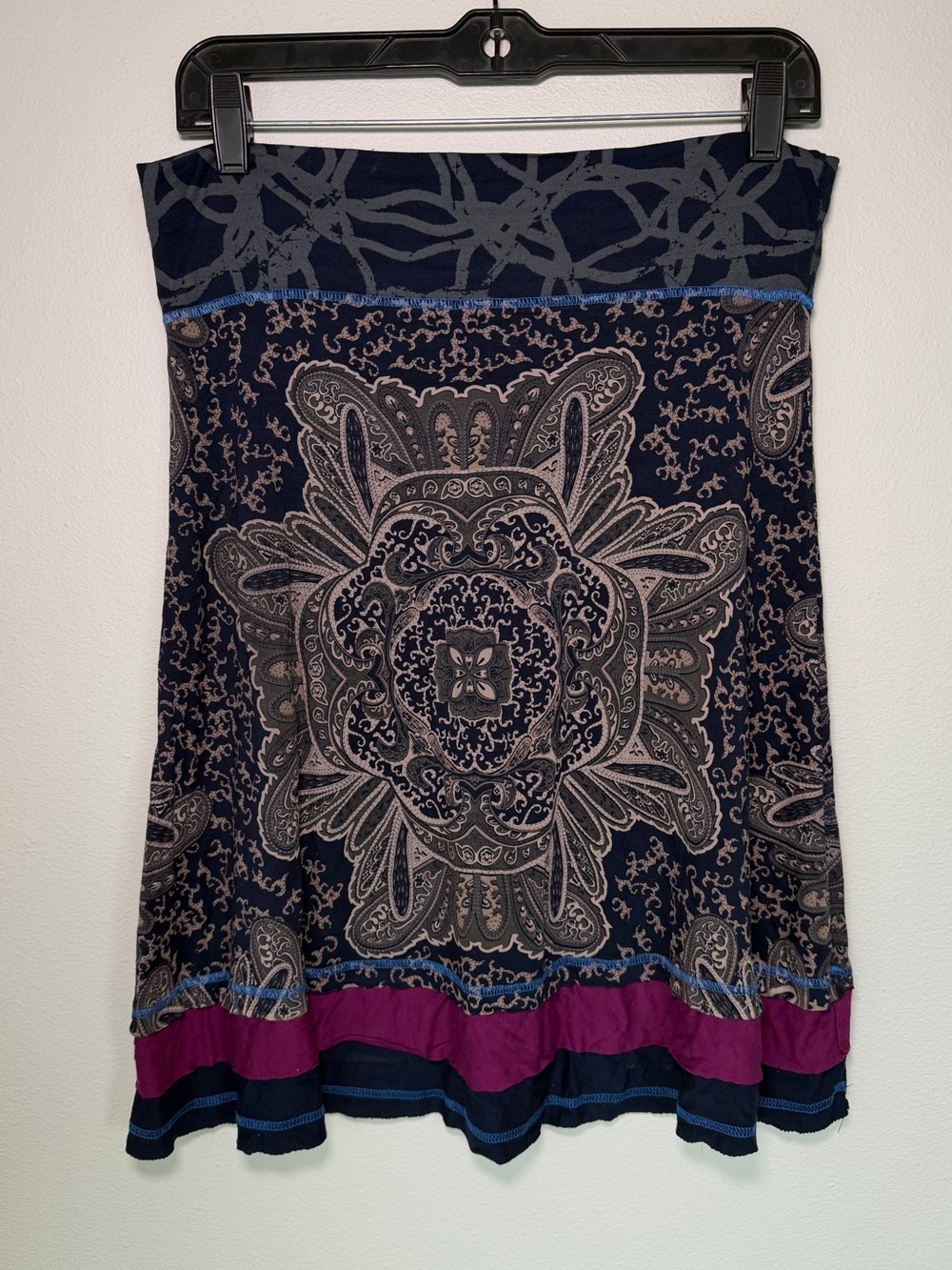 Y2K MassadaTex Geometric Whimsical Fairy Grunge Hippie Skirt Festival Witchy